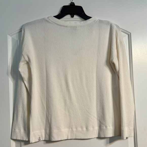 Tommy Bahama Island Soft White Ribbed Sweater - Picture 4 of 7
